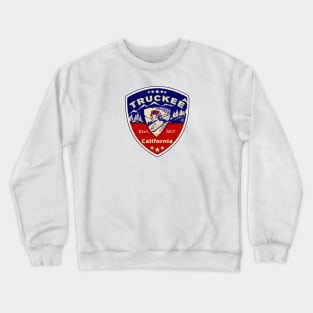 Truckee California Skiing Ski Mountains Skier CA Crewneck Sweatshirt